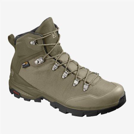 Salomon OUTback 500 GTX Mens Hiking Boots Olive | Salomon South Africa